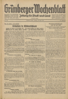 Grünberger Wochenblatt: Zeitung für Stadt und Land, No. 148. (28. Juni 1935)