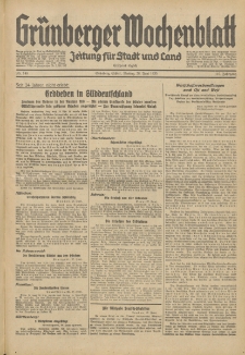 Grünberger Wochenblatt: Zeitung für Stadt und Land, No. 148. (28. Juni 1935)
