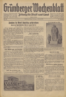 Grünberger Wochenblatt: Zeitung für Stadt und Land, No. 235. (08. Oktober 1935)
