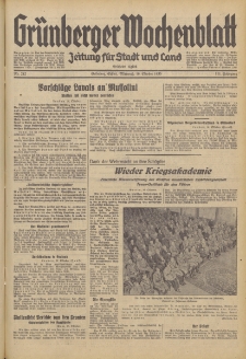 Grünberger Wochenblatt: Zeitung für Stadt und Land, No. 242. (16. Oktober 1935)