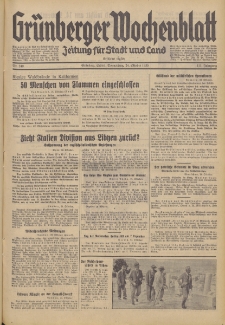 Grünberger Wochenblatt: Zeitung für Stadt und Land, No. 249. (24. Oktober 1935)