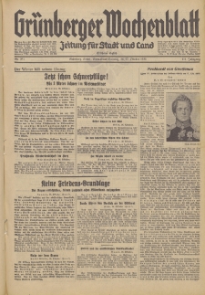 Grünberger Wochenblatt: Zeitung für Stadt und Land, No. 251. (26./27. Oktober 1935)