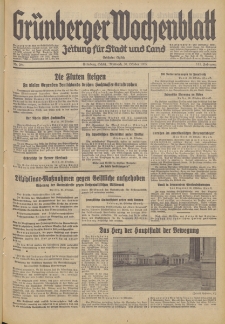 Grünberger Wochenblatt: Zeitung für Stadt und Land, No. 254. (30. Oktober 1935)