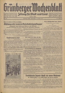 Grünberger Wochenblatt: Zeitung für Stadt und Land, No. 255. (31. Oktober 1935)