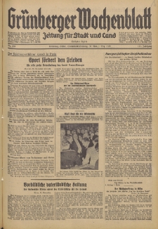 Grünberger Wochenblatt: Zeitung für Stadt und Land, No. 280. (1. Dezember 1935)