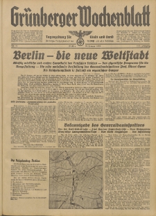 Grünberger Wochenblatt: Tageszeitung für Stadt und Land, No. 23. (28. Januar 1938)