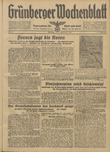 Grünberger Wochenblatt: Tageszeitung für Stadt und Land, No. 32. (8. Februar 1938)