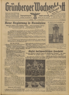 Grünberger Wochenblatt: Tageszeitung für Stadt und Land, No. 35. (11. Februar 1938)