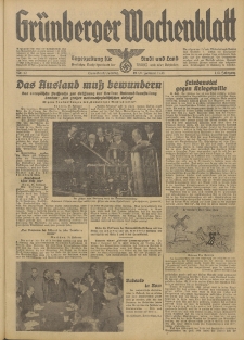 Grünberger Wochenblatt: Tageszeitung für Stadt und Land, No. 42. (19./20. Februar 1938)