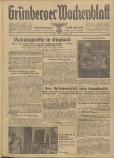 Grünberger Wochenblatt: Tageszeitung für Stadt und Land, No. 50. (1. März 1938)