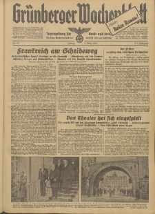 Grünberger Wochenblatt: Tageszeitung für Stadt und Land, No. 53. (4. März 1938)