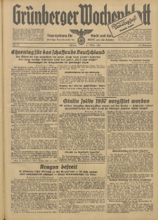 Grünberger Wochenblatt: Tageszeitung für Stadt und Land, No. 59. (11. März 1938)