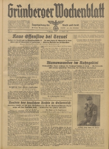 Grünberger Wochenblatt: Tageszeitung für Stadt und Land, No. 96. (26. April 1938)