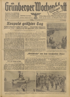 Grünberger Wochenblatt: Tageszeitung für Stadt und Land, No. 105. (6. Mai 1938)