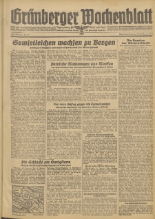 Grünberger Wochenblatt: Zeitung für Stadt und Land, No. 18. (22./23. Januar 1944)