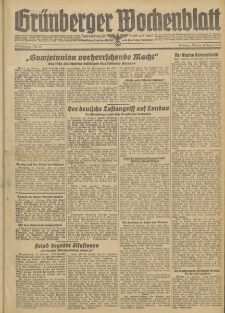Grünberger Wochenblatt: Zeitung für Stadt und Land, No. 19. (24. Januar 1944)