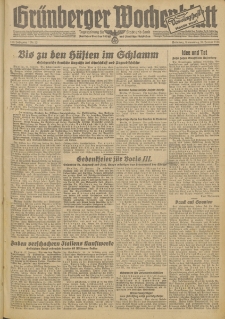 Grünberger Wochenblatt: Zeitung für Stadt und Land, No. 22. (27. Januar 1944)
