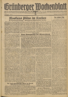 Grünberger Wochenblatt: Zeitung für Stadt und Land, No. 26. (1. Februar 1944)