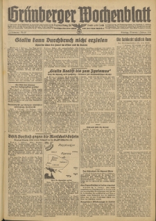 Grünberger Wochenblatt: Zeitung für Stadt und Land, No. 27. (1. Februar 1944)