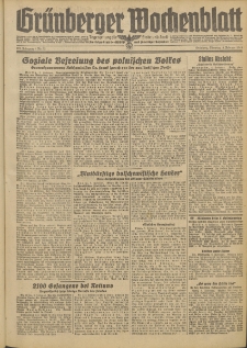 Grünberger Wochenblatt: Zeitung für Stadt und Land, No. 32. (8. Februar 1944)