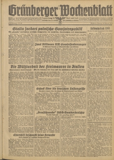 Grünberger Wochenblatt: Zeitung für Stadt und Land, No. 37. (14. Februar 1944)