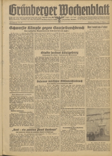 Grünberger Wochenblatt: Zeitung für Stadt und Land, No. 38. (15. Februar 1944)