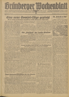 Grünberger Wochenblatt: Zeitung für Stadt und Land, No. 42. (19./20. Februar 1944)