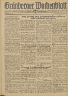Grünberger Wochenblatt: Zeitung für Stadt und Land, No. 44. (22. Februar 1944)