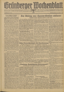 Grünberger Wochenblatt: Zeitung für Stadt und Land, No. 44. (22. Februar 1944)