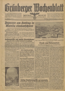 Grünberger Wochenblatt: Tageszeitung für Stadt und Land, No. 2. (3./4. Januar 1942)