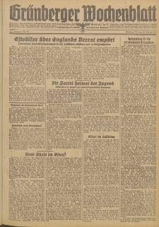 Grünberger Wochenblatt: Zeitung für Stadt und Land, No. 49. (28. Februar 1944)