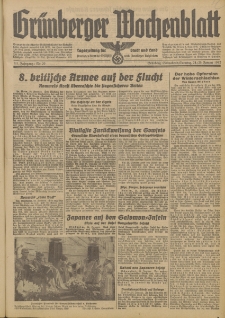 Grünberger Wochenblatt: Tageszeitung für Stadt und Land, No. 20. (24./25. Januar 1942)