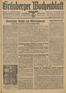 Grünberger Wochenblatt: Tageszeitung für Stadt und Land, No. 29. (4. Februar 1942)