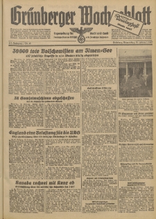 Grünberger Wochenblatt: Tageszeitung für Stadt und Land, No. 48. (26. Februar 1942)
