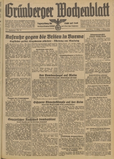 Grünberger Wochenblatt: Tageszeitung für Stadt und Land, No. 52. (3. März 1942)