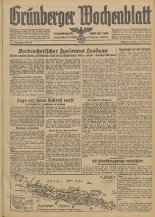 Grünberger Wochenblatt: Tageszeitung für Stadt und Land, No. 55. (6. März 1942)