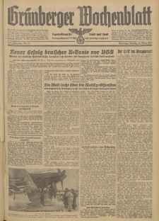 Grünberger Wochenblatt: Tageszeitung für Stadt und Land, No. 75. (30. März 1942)