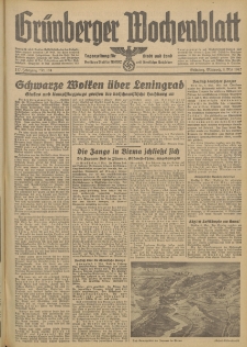 Grünberger Wochenblatt: Tageszeitung für Stadt und Land, No. 104. (6. Mai 1942)