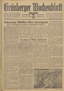 Grünberger Wochenblatt: Tageszeitung für Stadt und Land, No. 104. (6. Mai 1942)