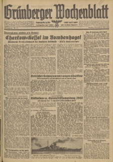 Grünberger Wochenblatt: Tageszeitung für Stadt und Land, No. 121. (27. Mai 1942)