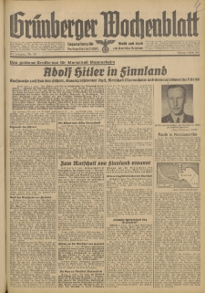 Grünberger Wochenblatt: Tageszeitung für Stadt und Land, No. 129. (5. Juni 1942)