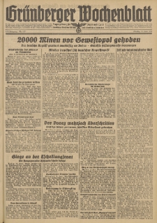 Grünberger Wochenblatt: Tageszeitung für Stadt und Land, No. 137. (15. Juni 1942)