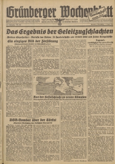 Grünberger Wochenblatt: Tageszeitung für Stadt und Land, No. 140. (18. Juni 1942)
