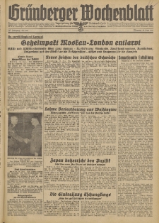 Grünberger Wochenblatt: Tageszeitung für Stadt und Land, No. 145. (24. Juni 1942)