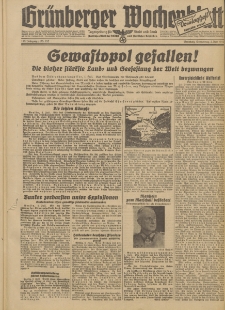 Grünberger Wochenblatt: Tageszeitung für Stadt und Land, No. 152. (2. Juli 1942)