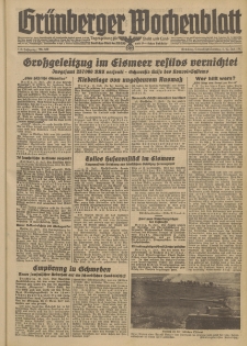 Grünberger Wochenblatt: Tageszeitung für Stadt und Land, No. 160. (11./12. Juli 1942)