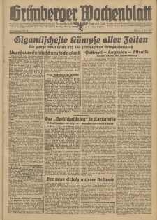 Grünberger Wochenblatt: Tageszeitung für Stadt und Land, No. 161. (13. Juli 1942)
