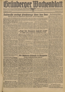 Grünberger Wochenblatt: Tageszeitung für Stadt und Land, No. 167. (20. Juli 1942)
