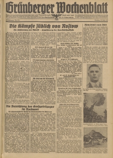 Grünberger Wochenblatt: Tageszeitung für Stadt und Land, No. 174. (28. Juli 1942)