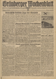 Grünberger Wochenblatt: Tageszeitung für Stadt und Land, No. 180. (4. August 1942)